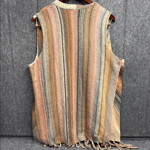 FDJ Women's Multicolor Striped Poncho - Picture 3 of 6